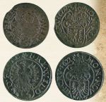 3 krajcary księcia Fryderyka Wilhelma, 1621 r., 1622 r. (18mm, 19 mm)